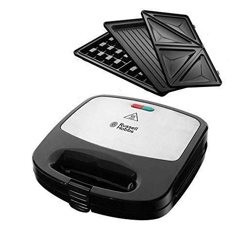 Russell Hobbs 3-in-1 Kontaktgrill mit Waffelplatten